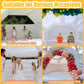 Inflatable White Bounce House Castle, 13X13X10Ft Large Jumper Pvc Bouncy House With Dome And Blower For Toddler Kids And Adults