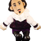 The Unemployed Philosophers Guild William Shakespeare Doll  11 Soft Stuffed Plush Little Thinker