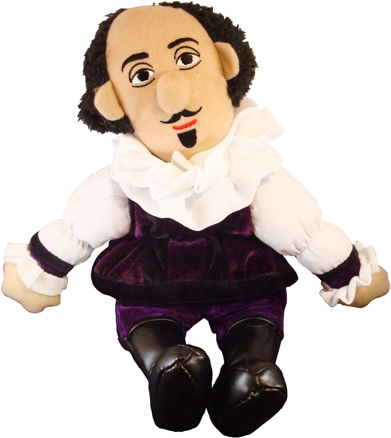The Unemployed Philosophers Guild William Shakespeare Doll  11 Soft Stuffed Plush Little Thinker