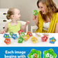 Coogam Starfish Floating Bath Toys, 26Pcs Bathtub Alphabet Letters Set, Montessori Educational Water Pool Toy Learning Activities Shower Toy Gift For Preschool Years Old Toddlers