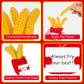 Funny Positive French Fries Cute Crochet Toy With Positive Card Cheer Up Funny Gag Gifts For Best Friend Birthday Housewarming Women Teacher Fall (French Fries)