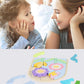 Lasoba Kids Puzzles - Wooden Color Shapes Puzzles For Toddlers Ages 3-6, Montessori Toys, Great Gifts For 3+ Year Olds (Flowers)