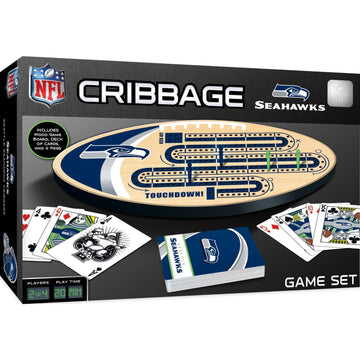 MasterPieces Game Day - NFL Seattle Seahawks - Officially Licensed Team Logo Cribbage Game 14 x 40