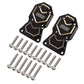 INJORA Brass Diff Cover for Front and Rear Axles Black Coating Finish Diff Cover for Axial SCX24 Bronco Deadbolt C10 JLU Gladiat