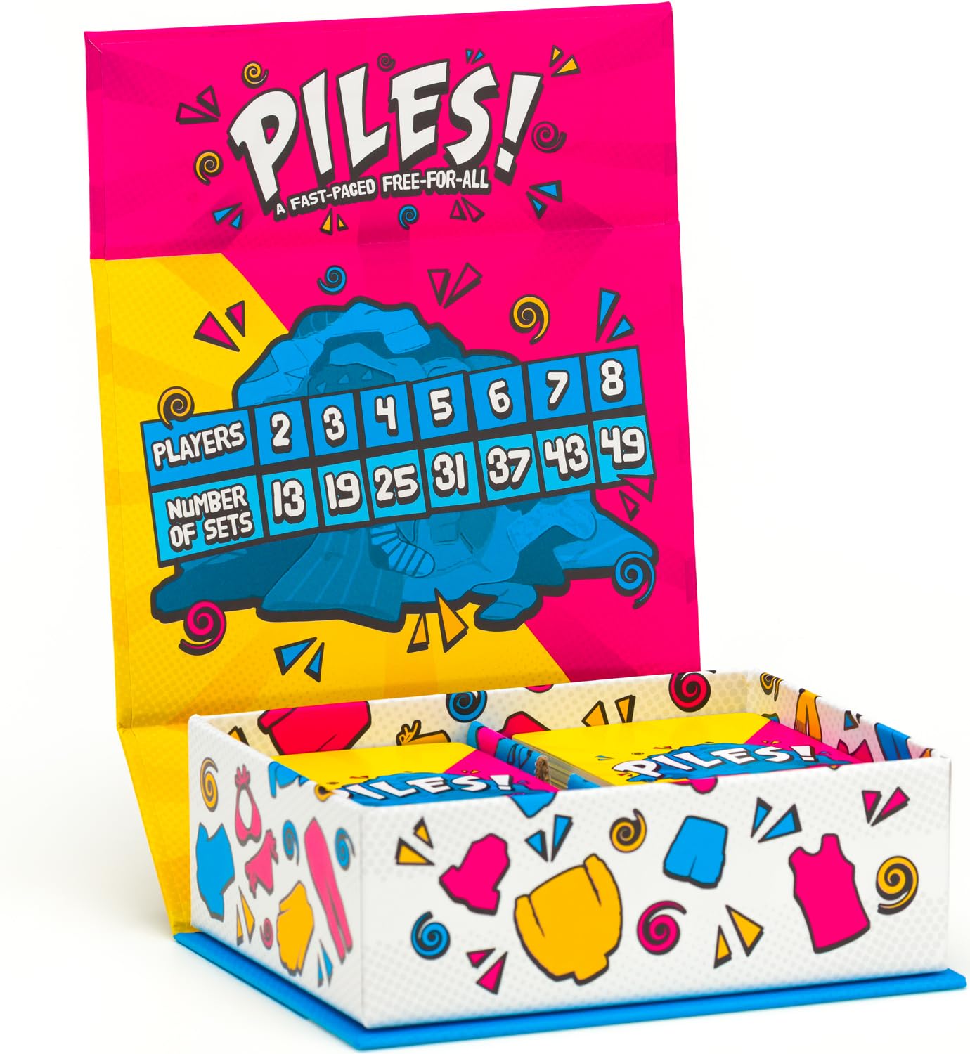 Piles – Card Games – Family Games – For Kids 8 And Up – Games For Adults – Family Game Night – Travel Games – Party Games – Memory Games – 10 Mins