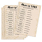 Qupt 70Th Birthday Party Games, Music Of 1955 Trivia, Pack Of 30 Cards For Adults, Ages 216+