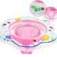 Baby Swimming Float Ring,Baby Inflatable Pool Floatie Baby Water Float Infant Swim Pool Rings For Toddler Kid Age 6-48 Months, B