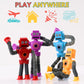 Nutty Toys Sensory Robot Toys 4Pk - Top Pop Tubes Fidget 2025 For Adhd Autism Ages 3 4 5 6 7 8 9 10, Best Kids Travel Idea, Unique Easter Basket Stuffers For Boys Girls Toddlers & Tweens Gifts