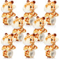 Lenwen 8 Pcs Giraffe Stuffed Animals Slap Bracelets For Kids Plush Animal Cute Wrist Slap Bands For Birthday Party Favors Boys G
