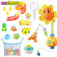 Dolive Bath Toys For Toddler 1-3, Kids Bathtub Time, Slide Wall Track For 1 2 Year Old, Dinosaur Spinning Toys 12-18 Months , Fun Birthday Gift For Baby Boys & Girls