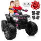24V 2 Seater Ride On Toys, 4X4 Kids Quad Atv W/Remote Control, 800W Powerful Engines, 9Ah Battery Powered Electric Vehicle W/Kne