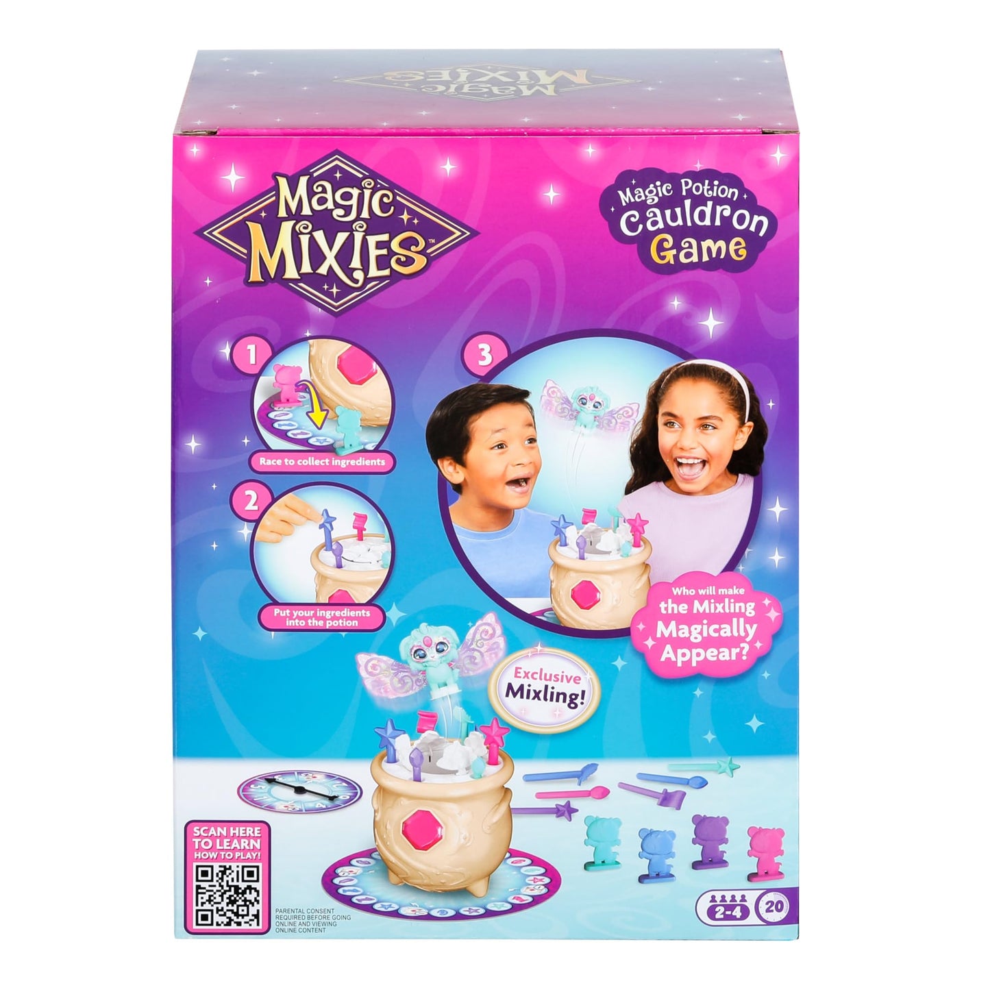 Magic Mixies Cauldron Game - Magic Potion Set, Medium, Multicolor, Model 90980, High Impact Plastic