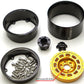 Txxrcss Rc 2.2 Beadlock Wheels Adjustable 2 Offsets Rims Hub For Aluminum Upgrades 1/10 Crawle Car Wheel And Tires Remote Contro
