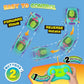 Nueplay Remote Control Car for Toddler Age 2 3 4 5, Electric RC Car Toys with Light & Music, Toddler Dinosaur Toys, Dino Race Ca