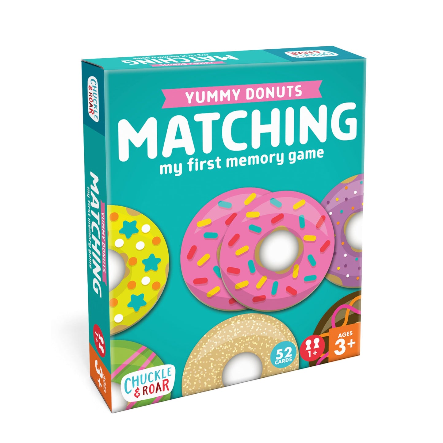 Chuckle & Roar Matching Game - Donuts Board Game for Kids 3+ - Multicolored - Concentration Game - Model 62013