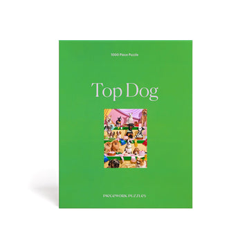 Piecework Top Dog 1000 Piece Puzzle For Adults, Challenging Jigsaw With Dogs And Baked Desserts Imagery, Soft-Touch Puzzle Gift