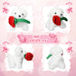 Liliful 20 Pcs Valentine'S Day Plush Gift Animals Small Stuffed Plush Animals Bulk For Birthday Valentine Party Favors(White)