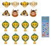Unique Lion King Birthday Party Supply Decoration Favor Bundle Pack Includes Paper Masks And Blowouts And 1 Dinosaur Sticker Sheet