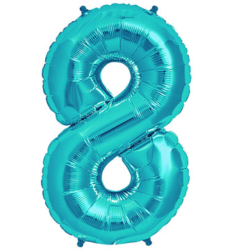 Gifloon Number 8 Balloon, Large Number Balloons 40 Inch, 8Th Birthday Party Decorations Supplies 8 Year Old Birthday Sign Decor