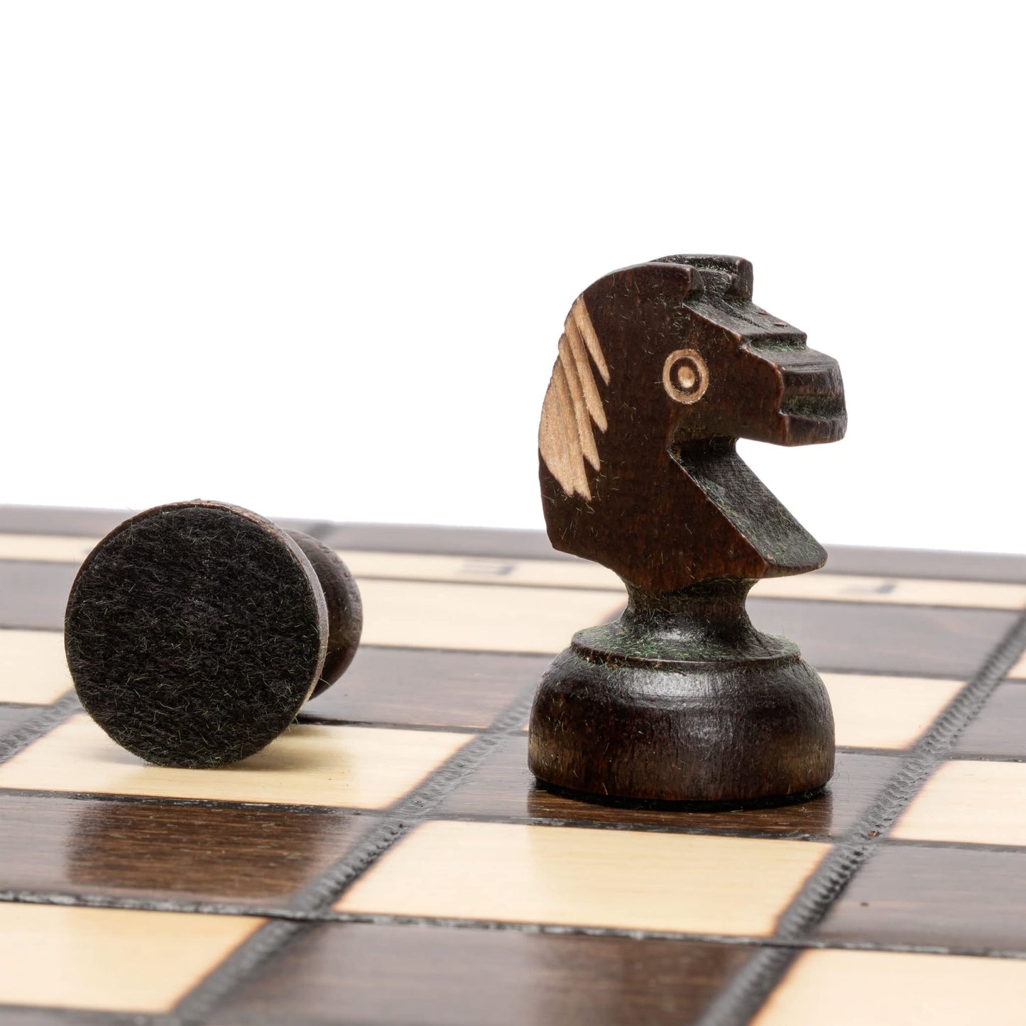 Husaria European International Chess Wooden Game Set, King'S Continental - 13.8 Inches Medium Size Chess Set With Handcrafted Ch