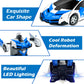 AMENON Remote Control Transform Car Robot Boys Toys with Lights RC Car 2.4Ghz 1:18 Rechargeable 360   Rotating Race Car Christma