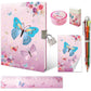 Butterfly Girls Diary With Lock, Set Of Diary For Girls Incl. Kids Journal With Lock & Pen (6-Multicolor) Memo Ruler Sharpener Eraser Pink Girls Journal Writing Notebooks For Kids Gifts For Girls 6-8