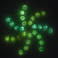 Glass Marbles For Kids Glow In The Dark Marbles , 16 Mm Marbles Shooters Games Bag Of Chinese Checkers Colored Glass Marbles Bul
