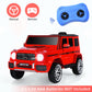Infans Licensed Mercedes Benz G63 Kids Ride On Car, 12V Electric Vehicle With Remote Control, Double Open Doors, Music, Bluetooth, Wheels Suspension, Battery Powered For Children Boy Girl (Red)