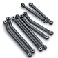 RCLIONS Higher Extra Clearance Links Set Linkage for TRX4M Upgrades 1/18th RC Crawler Car Parts (Black)