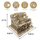 OWNONE 1 3D Wooden Puzzle Marble Run for mature-themeds  DIY Marble Run Wooden Model Kits to Build  Wooden Building Kit for mature-themeds and Teens (334 Pcs)