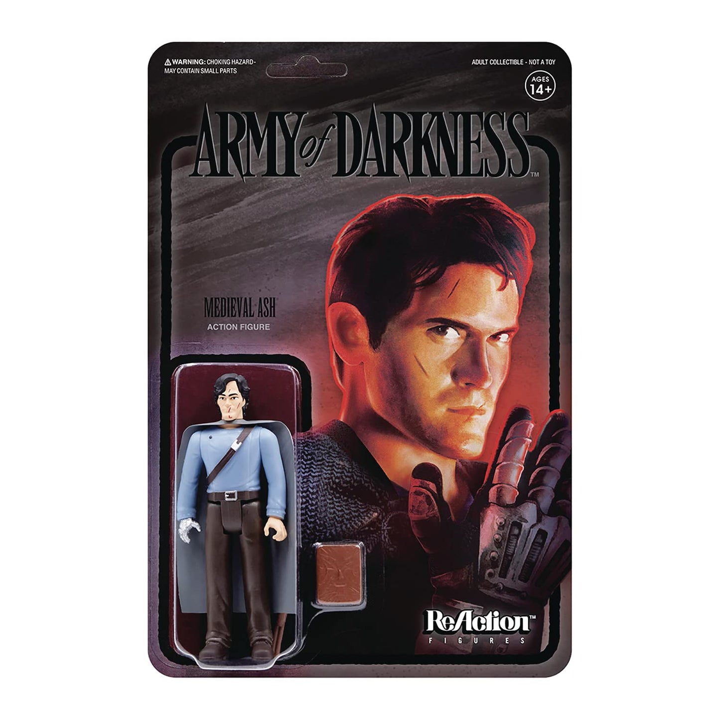 Super7 Army Of Darkness Wave 2 Medieval Ash Reaction Figure, Multicolor