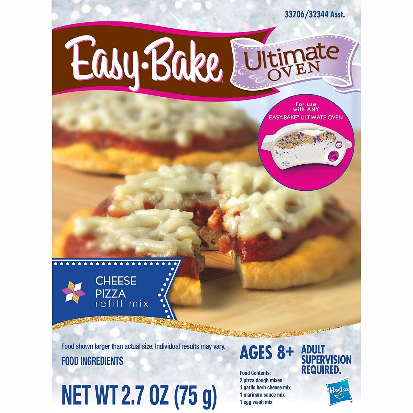 Easy Bake Ultimate Oven Deluxe Gift Set, White. Bundle Of Oven And Pizza And Pretzel Mixes (Bundle Of 3 Items)
