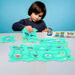 Puzzles And Track Combo, Kids Puzzle Rail Car Play Set, Educational Toys For 3 4 5 6 Year Old Boys Girls, Toddler Montessori Toy