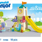 Playmobil Junior Adventure Tower with Ice Cream Booth, Multicolor, One Size, Model 71703, Durable Plastic