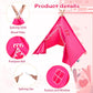 Windyun 6 Pcs Kids Teepee Tent Foldable Washable Indoor Outdoor For Boys Girls Toddler Boho Sleepovers Birthday Pajama Party Spa