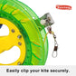Kaiciuss Kite Reel Winder With Line, Kite String Reel For Kids & Adults, Easy To Use Kite String And Spool, It Comes With Durable Kite Thread And Connector (Green)