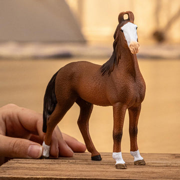 Schleich Horse Club - Marwari Mare - 5'' Hand-Painted Collectable, Realistic Toy Horse Figurine For Girls And Boys. Durable, Edu