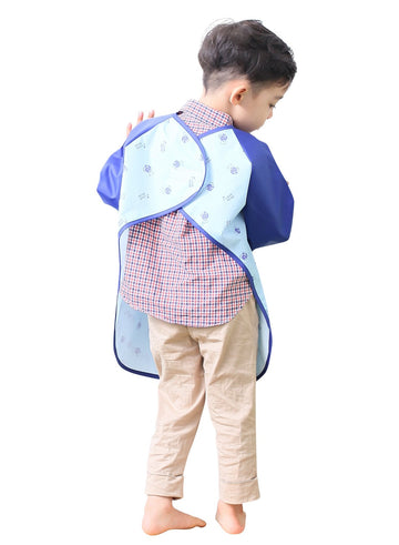 Plie Waterproof Kids Art Smocks 37 Colors (Age 1-10, S-Xxl Size), Blue Bear (09-S)