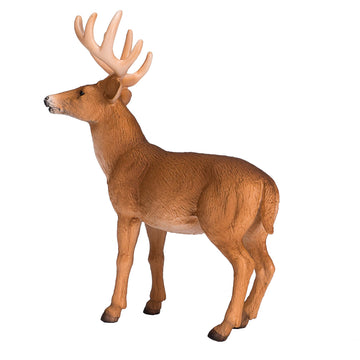 Mojo White Tailed Deer Buck Realistic International Wildlife Hand Painted Toy Figurine