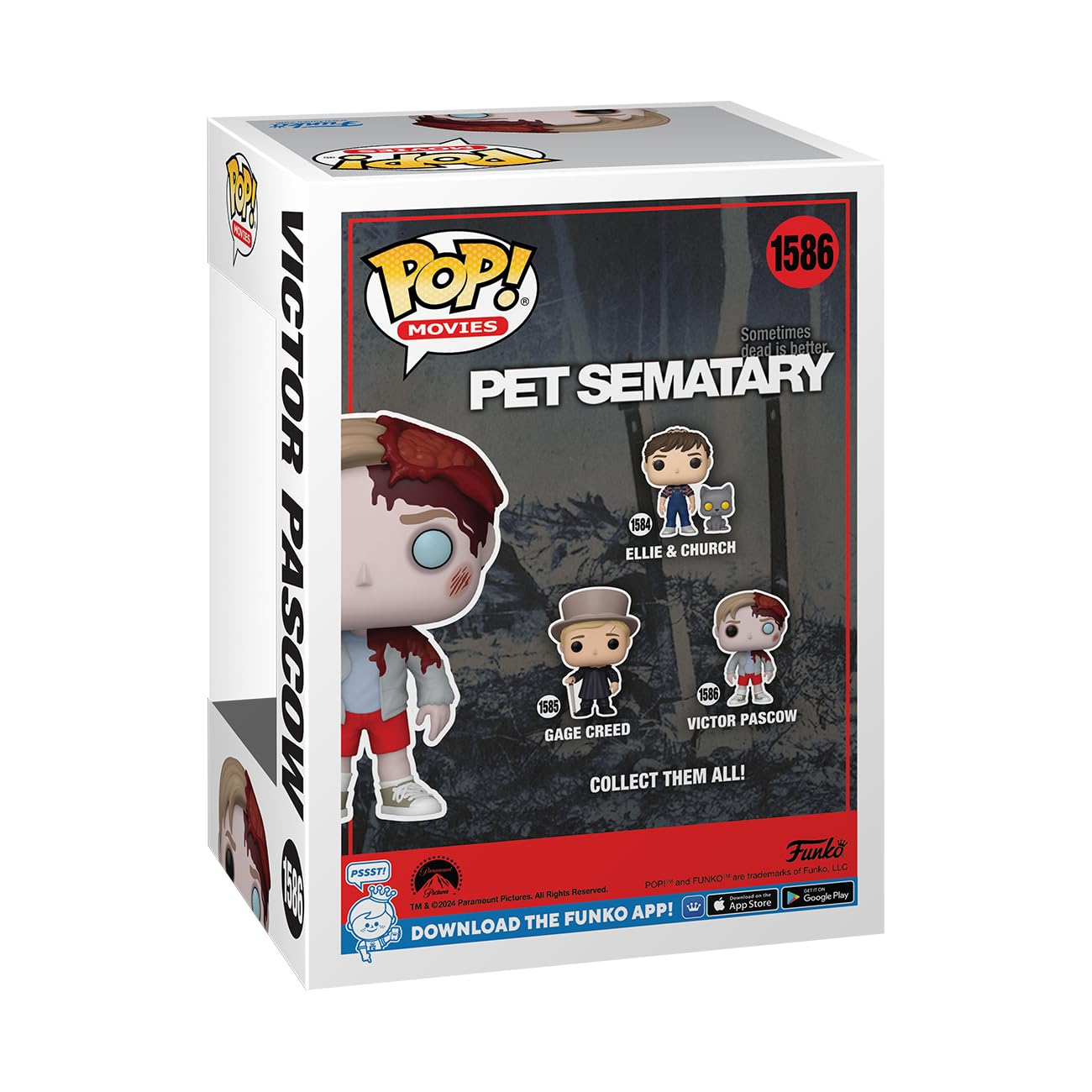 Funko Pop! Movies: Pet Sematary - Victor Pascow - Pet Sematary 1986 - Collectable Vinyl Figure - Gift Idea - Official Merchandise - For Kids & Adults - Horror Fans - Model Figure For Collectors