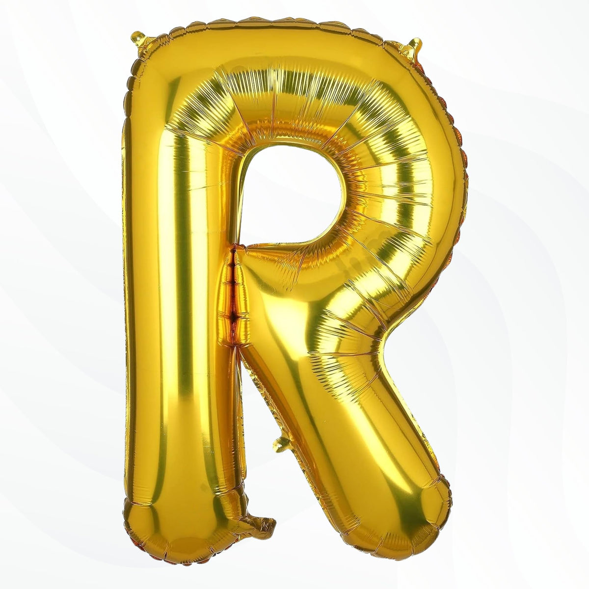 Flyloons Gold R Letter Foil Balloon Alphabets Balloons Perfect for Birthday Decoration Items, Anniversary, Bachelorette, Wedding