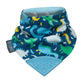 Cheeky Chompers 2-in-1 Baby Dribble Bib & Teether, Cotton, Reversible, One Size, Baby Dino, Model CCNCDINOF