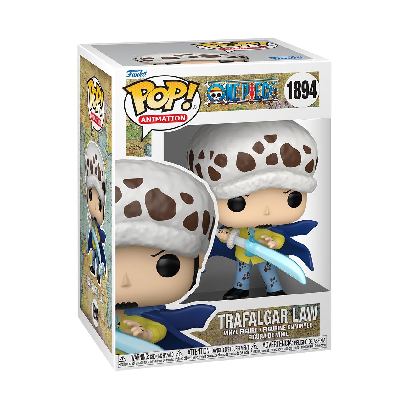 Funko Pop Animation: One Piece - Law with Blue Anesthesia - Collectable Vinyl Figure - Gift Idea - Official Merchandise - Toys for Kids & mature-themeds - Anime Fans - Model Figure for Collectors