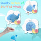 Whale Plush Toy Set BB FUNHOUSE 6 Packs Soft Easter Animal Stuffed Plush Key Chain Set Goodie Bag Fillers Party Favor Carnival Prizes for Kids Boys and Girls  3.14inch