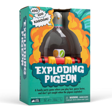 Exploding Kittens Presents Exploding Pigeon - Hilarious Fast-Paced Party Game for Families  Kids  Teens & mature-themeds - Ages 7+ - 3+ Players - Perfect for Game Night