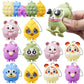 12 Pack Animal Pop Balls Party Favors for Kids,3D Pop Balls Fidget Toys,Birthday Easter Gifts for Boys & Girls,Goodie Bag Stuffe