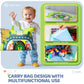 Bessome Soft Rubber Cars Toy For 1 Year Old Boy With Playmat (Storage Bag)|12 Pcs Cartoon Cars Baby Toys For 12-18 Months|Toddle