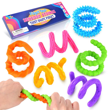 Fidget Toys Sensory Stick: Textured Calming Sensory Toys For Autism Kids, Anxiety Relief Fidgets For Classroom Student, Travel A