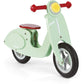 Janod Scooter Mint Balance Bike Ride On, Mint 30.31' X 13.19' X 20.08'