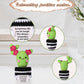 Lasuroa Positive Cactus Crochet, 6.3 Inch Green Positive Knitted Plants Cactus Doll Toy Funny Emotional Potato Holding Support Card Small Cactus Decorations For Mexico Christmas Party Birthday Gifts